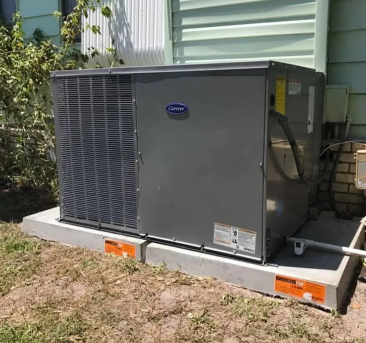 Outdoor air conditioning system installed by AdK Top-Cooling